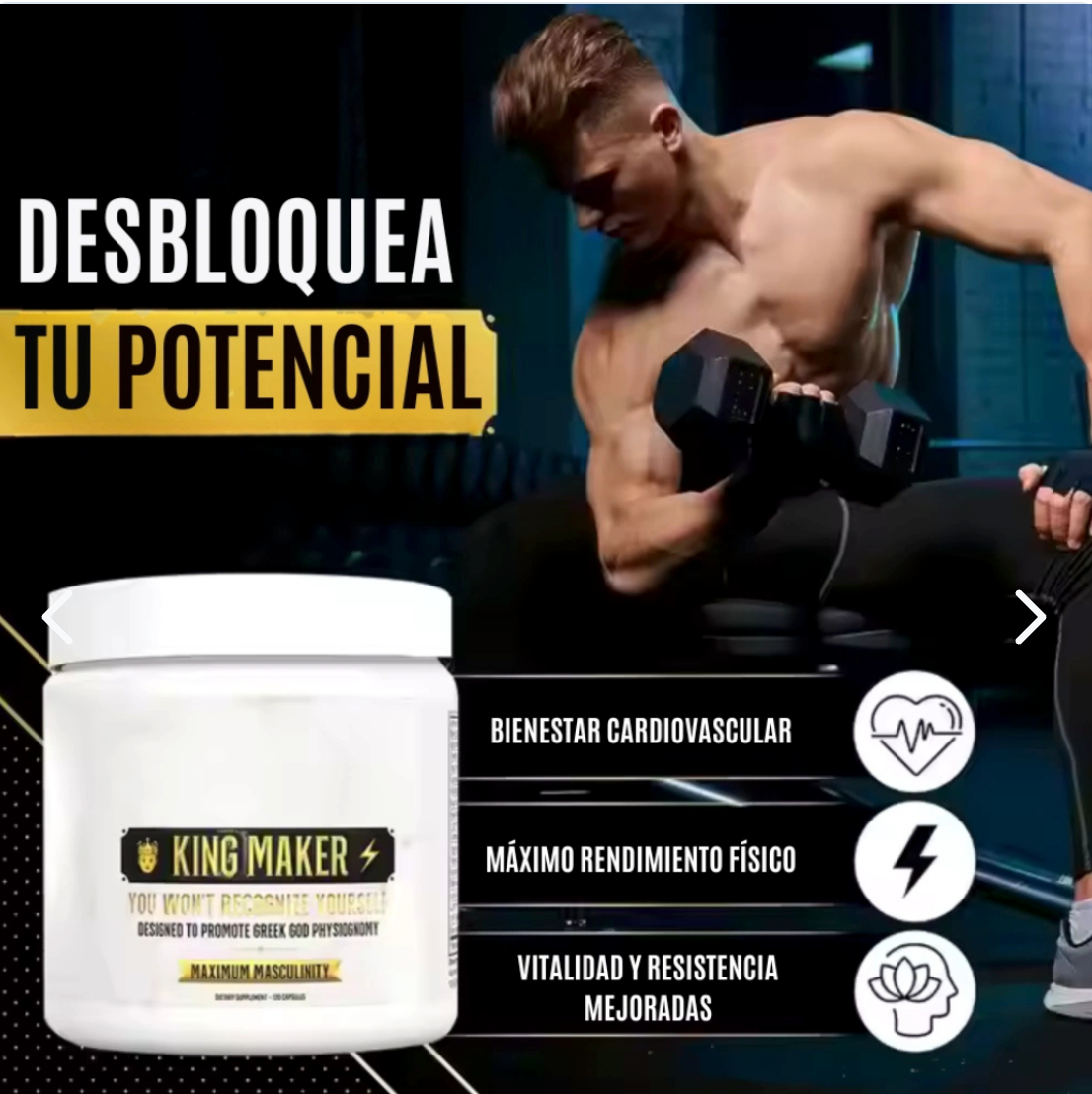King Maker™ | Energía y Vitalidad Masculina