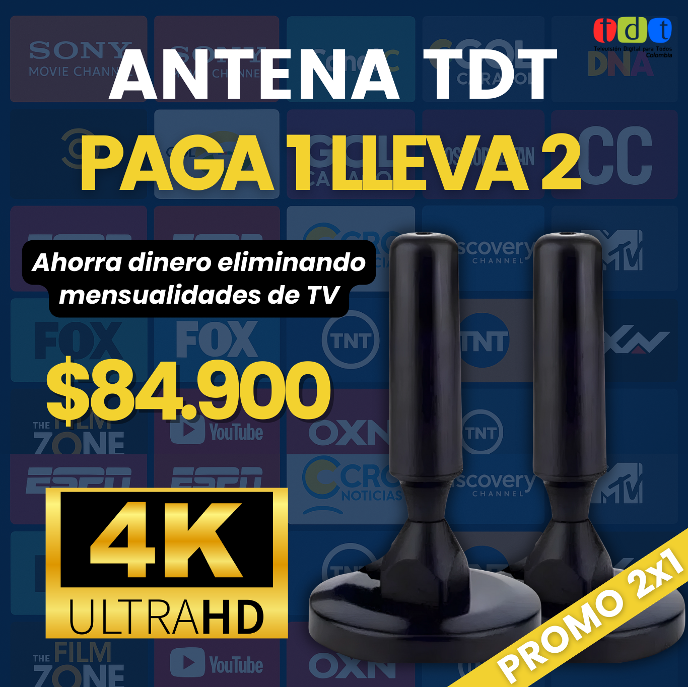 ClearSignal™ | ANTENA TDT [2X1]