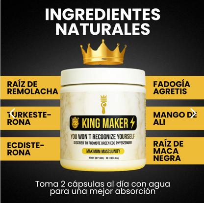 King Maker™ | Energía y Vitalidad Masculina